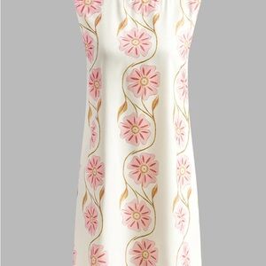 Commense Pink Floral Midi Dress